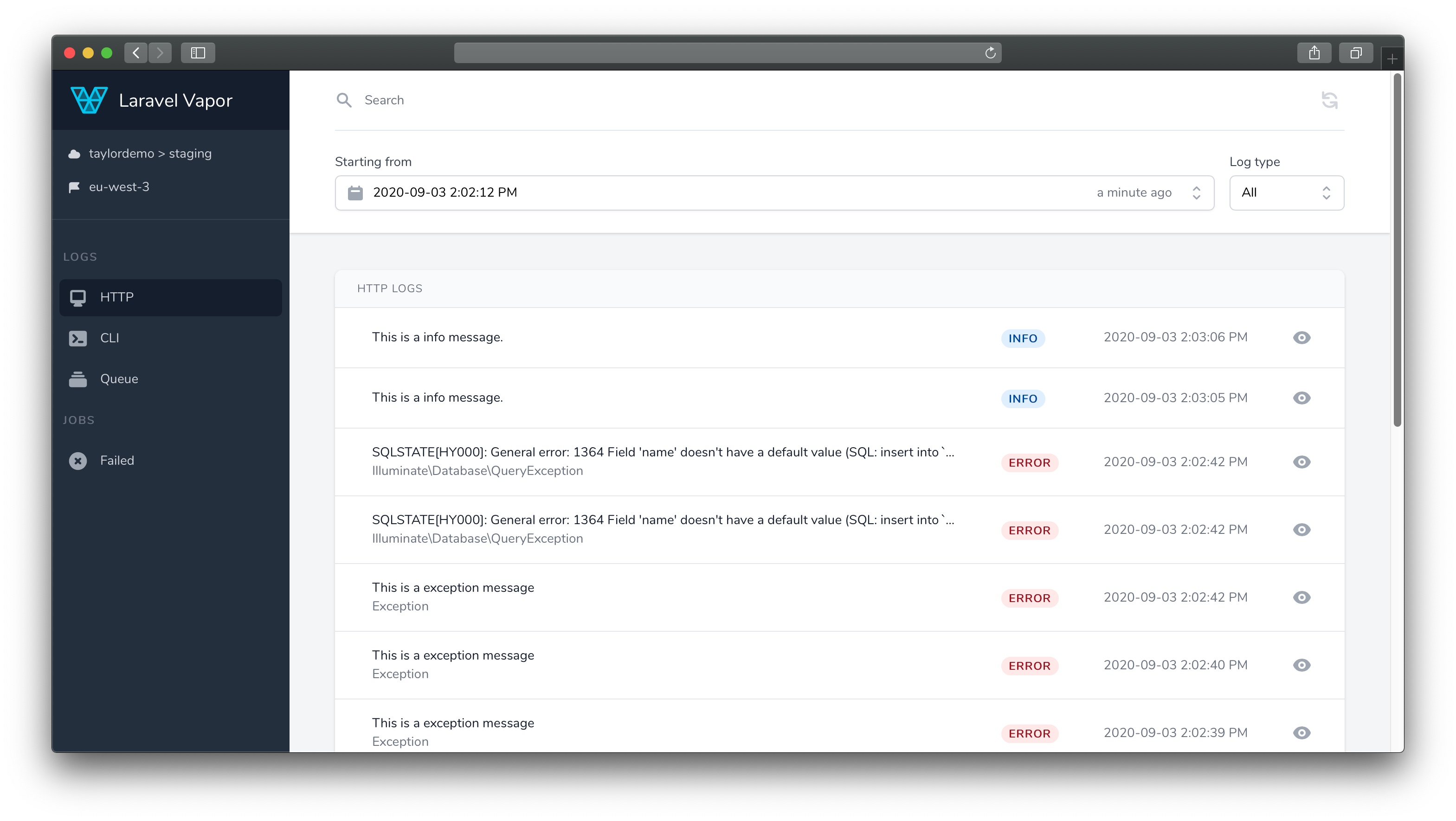 Vapor Ui Dashboard Package The Laravel Blog