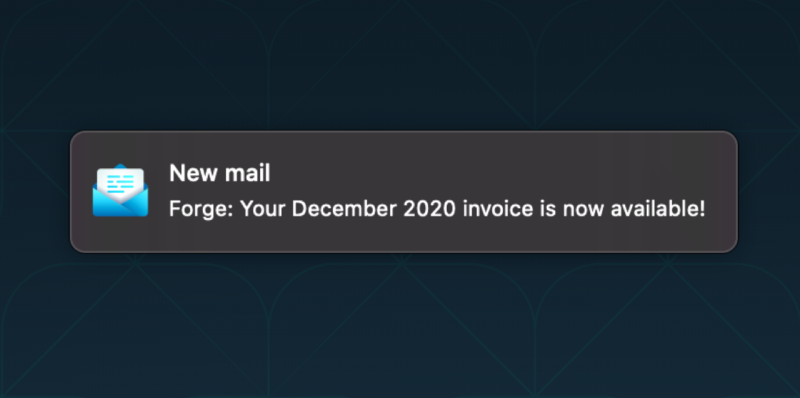 Forge: Automatically Email Invoices